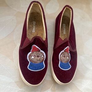 Soludos Velvet Sloth Slip-On Sneakers size 6